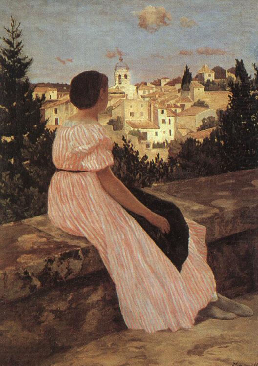 Frederic Bazille The Pink Dress china oil painting image